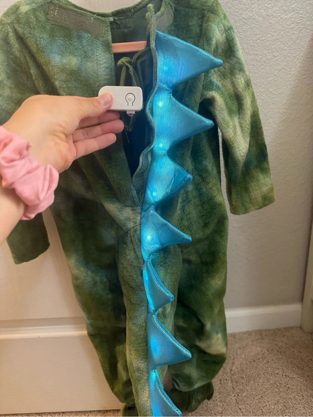 Pottery Barn Kids Light-Up T. Rex Halloween Costume 2T